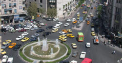 تراس في ساحة المحافظة للبيع يصلح للمطعم أو مقهى اطلالة على ساحة المحافظة وفندق الشام
